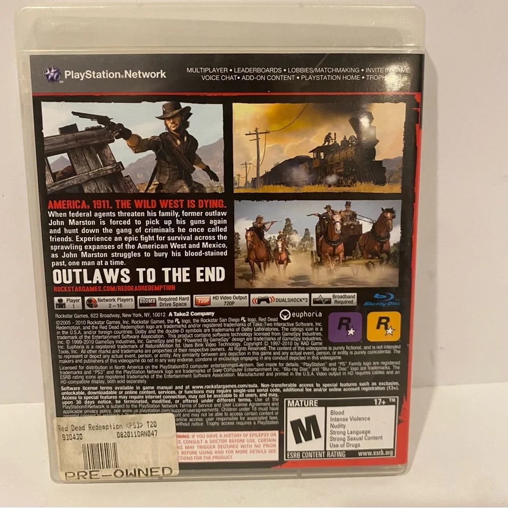PS3 PlayStation games Red Redemption Grand Theft Auto 4 Farcry 3